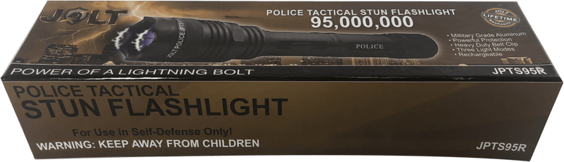 aluminium million volts rechargeable self defense led flashlight Jolt Police High Power 95 Million Volt Tactical Stun Gun Flashlight