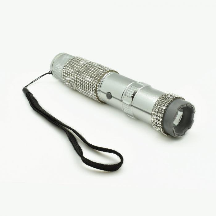 High power electrode flashlight stun gun.