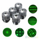 Green Light Laser Light Pointer with USB Port and 5 Lens Caps