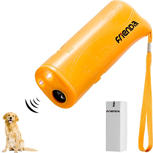 Led ultrasonic dog repel device