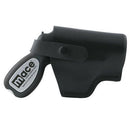 Mace black color pepper gun holsters with secure strap for safety.