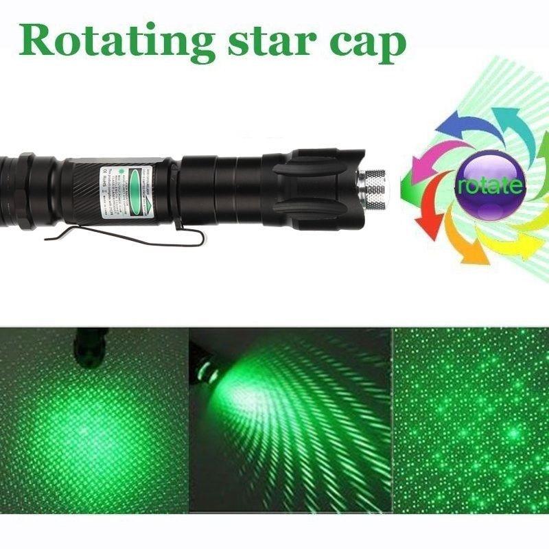 Green Laser Pen Strong Visible Powerful Military Light Beam Laser with  Battery