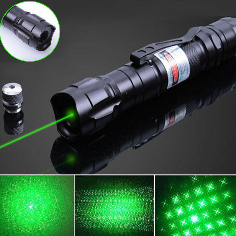 Laser Pointer Pen 10Miles Military Focus Lazer Torch 532nm 1mw 