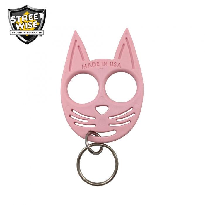 Color pink Streetwise My Kitty self-defense key-chain.