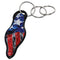 Self defense red white and blue key ring key-chain option for both women and men personal protection.
