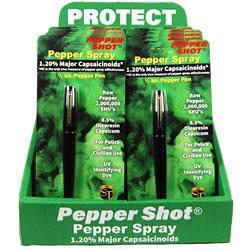 Wholesale bulk pricing for pepper pens with sales counter display from Self Defense Products Inc.
