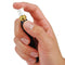 Pen pepper spray fits nicely in your hand when sprayed for protection.