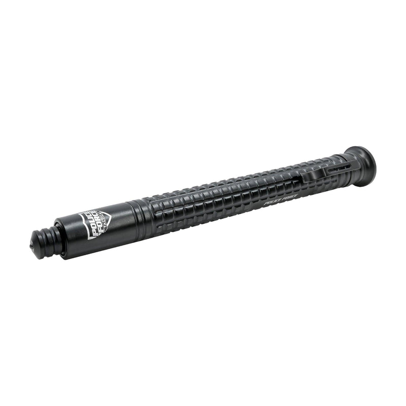 The new Police Force 21 inch Tail Press EZ Close expandable Steel Baton for civilian and law enforcement use.