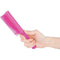 Pink Color Plastic Comb with Hidden Knife