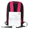 Pink bulletproof backpack for students and adults personal self defense protection as needed. Certification shown.