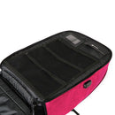 Pink bulletproof backpack for students and adults personal self defense protection as needed. Compartments shown.