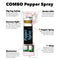 Plegium Combo pepper spray options for women self defense protection.