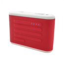 Pocket jump and portable power bank available for bulk wholesale and discounted prices. Shown in red color.