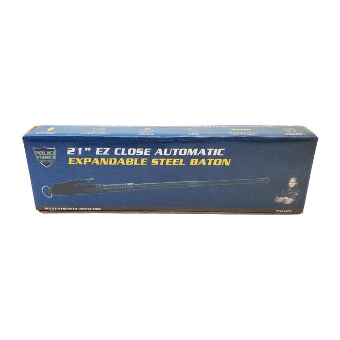 Manufacturer packaging for the easy close automatic expandable steel baton so these can be shipped safely with no damage during transit for delivery.