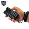 Blue line mini stun gun with safety pin.