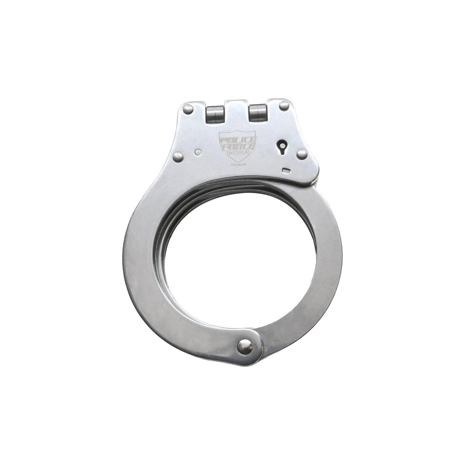 Hanuffs Police Force Hinged Stainless Steel NIJ Handcuffs Double Locking – SDP Inc