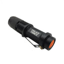East to carry the Police Force Tactical T6 LED Flashlight for women and men personal safety.