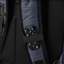 Lightweight bulletproof backpack with NIJ Level IIIA ballistic protection for women and men personal safety. Shoulder strap shown.