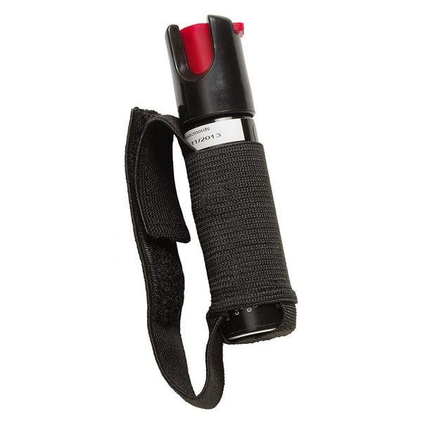 3 in 1 runner pepper spray with adjustable hand strap available for bulk wholesale and discount prices. Easy to use and excellent for self-defense