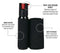 Cyclist Pepper Spray with Adjustable Bike Strap