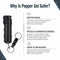 SABRE Pepper Gel with Quick Release Whistle Keychain