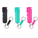 SABRE Pepper Gel with Quick Release Whistle Keychain