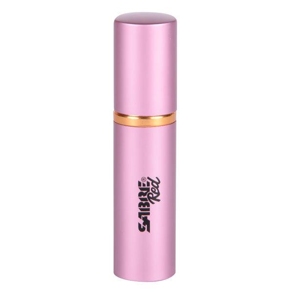 Self defense option for women the Sabre pink lipstick pepper spray.