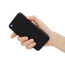 Safety Technology cell phone disguised stun gun for women and men self shown in hand.