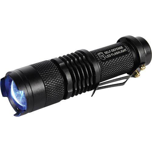 Bright 500 Lumen LED Self Defense Zoomable Flashlight for Women & Men ...