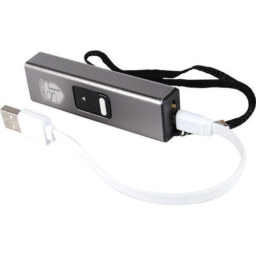 Color silver slider mini stun gun for personal safety protection.
