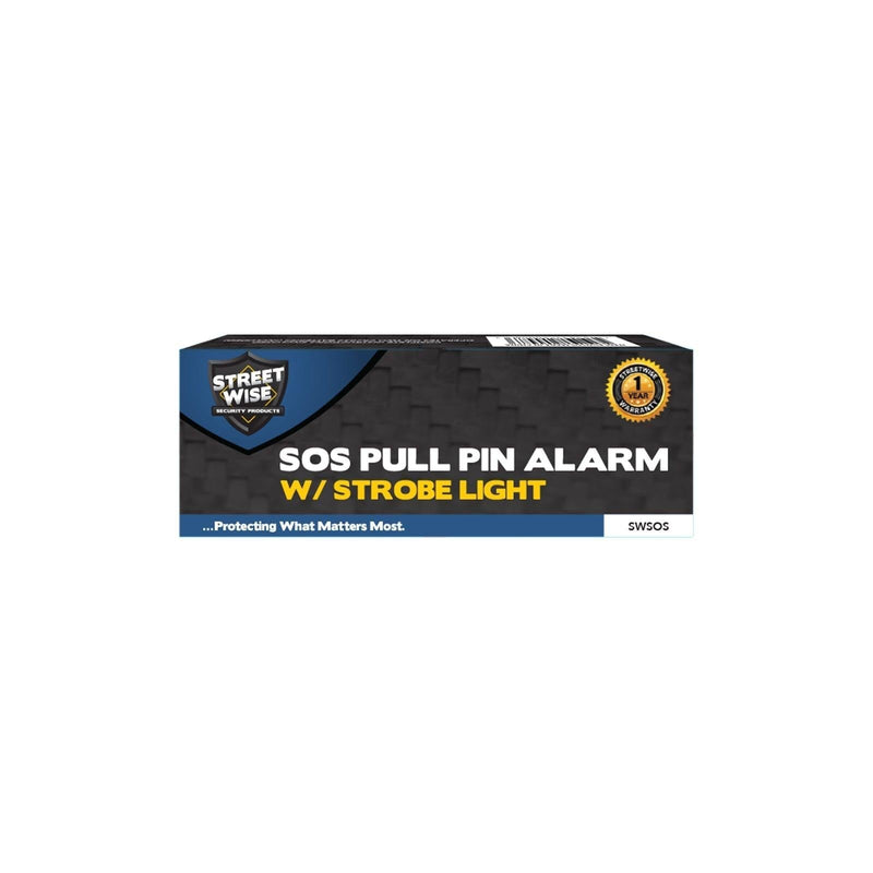 12 Units SOS Pull Pin Alarm w/ Strobe Light Value Pack