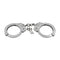 Police Force stainless steel handcuffs.