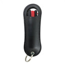 Black halo pepper spray options with key-chain.
