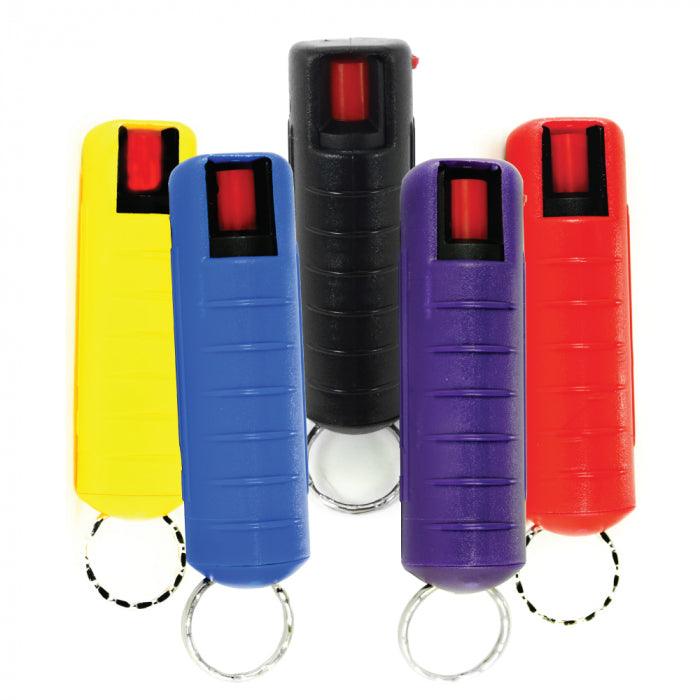Bulk wholesale pepper sprays, stun pens and kitty self defense keychains available for discounted prices. Excellent for self-defense. Pepper sprays available in a variety of colors.