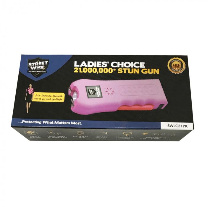 Streetwise Ladies' Choice 21,000,000 Volt Stun Gun - Pink