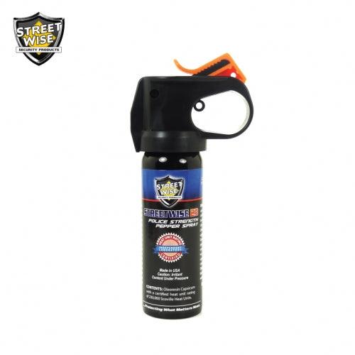 Streetwise Security Firemaster powerful hot 23% pepper spray with UV marking dye.