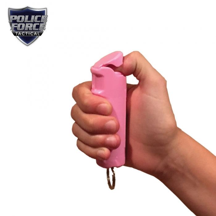 Police Strength 23% Pepper Spray 1/2 oz Flip Top for Women and Men ...