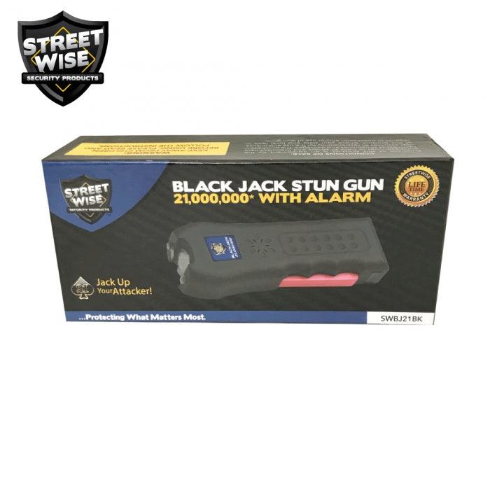 Streetwise Black Jack 21 Million Volts Stun Gun