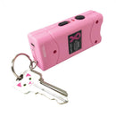 Color pink powerful stun gun protection.