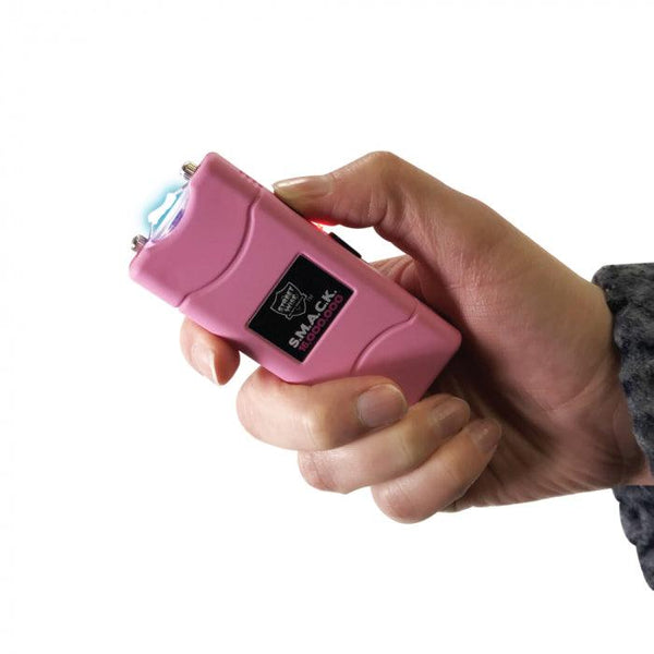 Pink SMACK stun gun portion of proceeds go to help fight cancer campaigns.