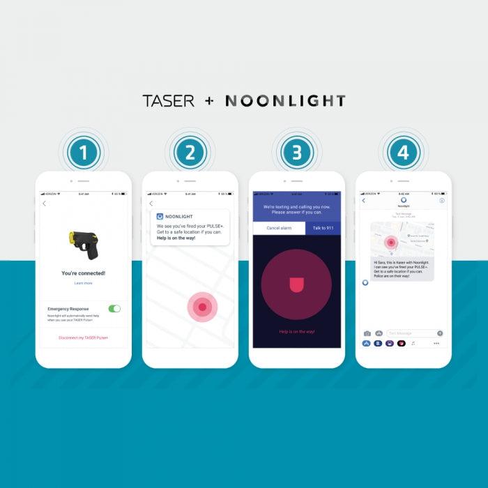 TASER™ Pulse Plus Noonlight Emergency Response App., Clear