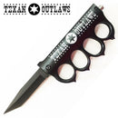 Texas Outlaws Trigger Action Trench Knife