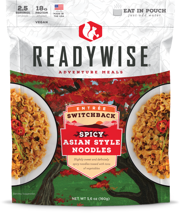 Value Pack Case of 6 Switchback Spicy Asian Style Noodles