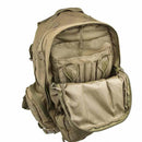 The Vism 3013 3-Day backpack for outdoors shown with large compartment opened.