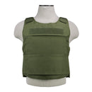 The Vism discreet plate carrier with armor panel pocket sized  8 inches x 10 inches front view shown.