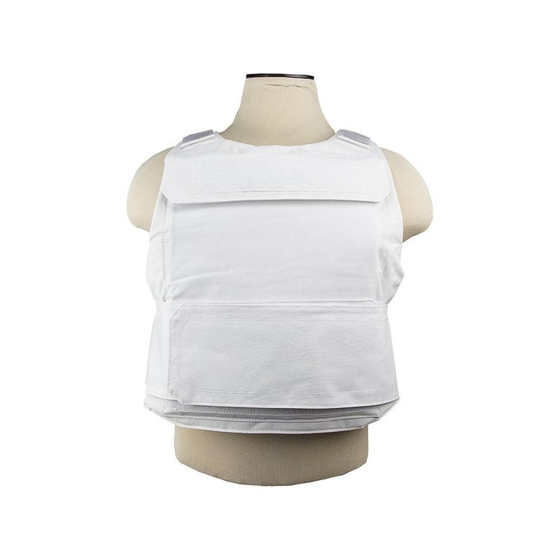 The Vism color white discreet plate carrier White one size for medium to 2 x-large.