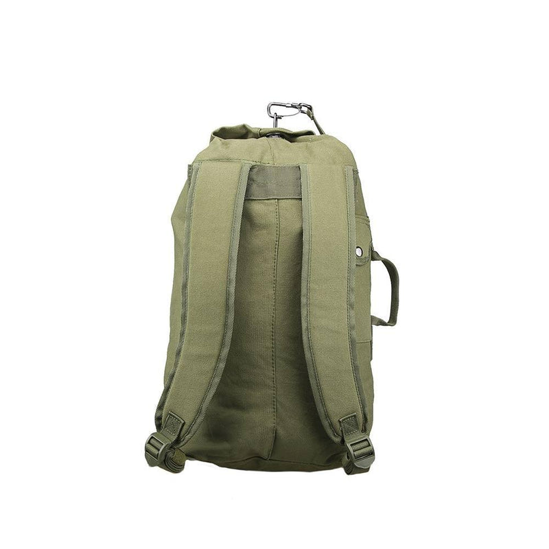 The Vism small duffel bag with shoulder straps for multi-purpose uses including emergency preparedness.