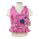 Vism Pink Camo tactical vest Fully adjustable Tactical Vest that helps keep your shooting gear organized easy access