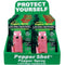 12) PS-1 Pink Soft Case Pepper Sprays with Counter Display Option SDP Inc  {{ product_option.name }}