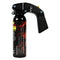 Pistol grip Wildfire hot pepper sprays for law enforcement, crowd control and civilian use.